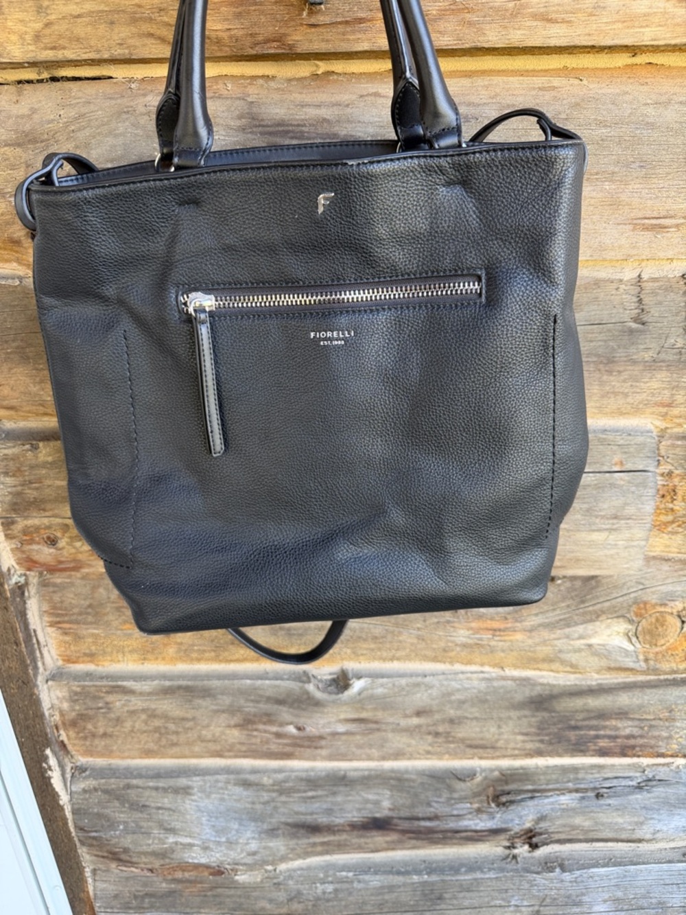 Fiorelli Black Leather Shoulder Bag